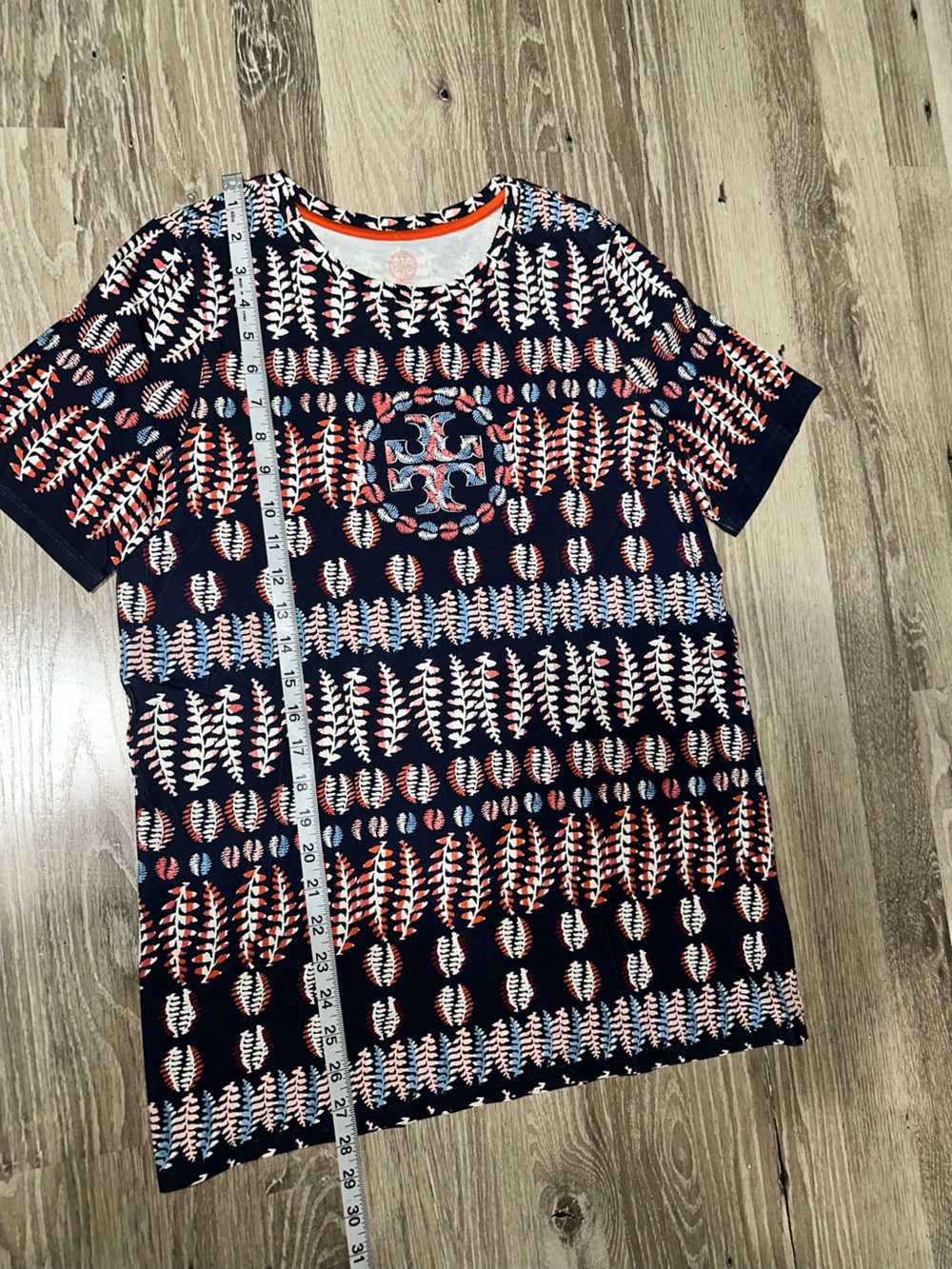 Tory Burch Pima Cotton Tee Medium - Picture 8 of 9